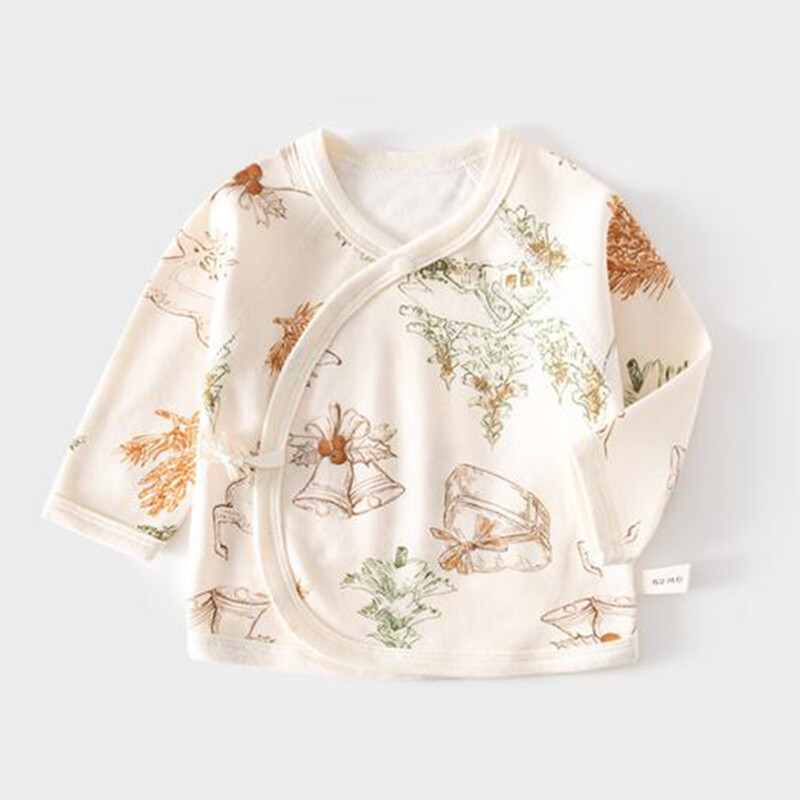 Meiteņu topi ar garām piedurknēm kokvilnas pavasaris rudens jaundzimušo apģērbu slimnīca 0 3 mēnešu krekls