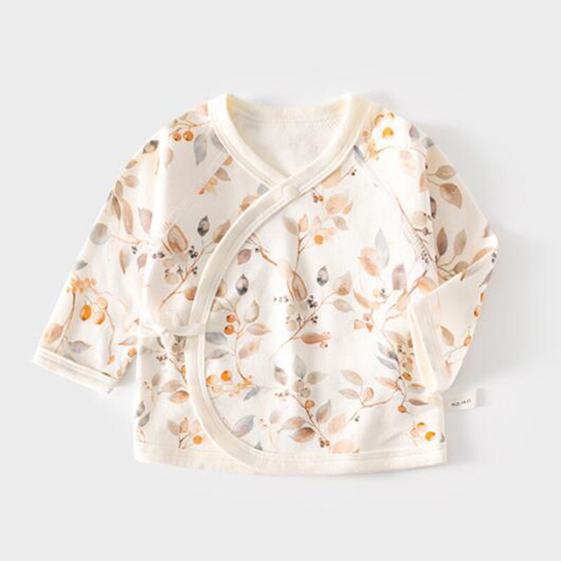 Meiteņu topi ar garām piedurknēm kokvilnas pavasaris rudens jaundzimušo apģērbu slimnīca 0 3 mēnešu krekls