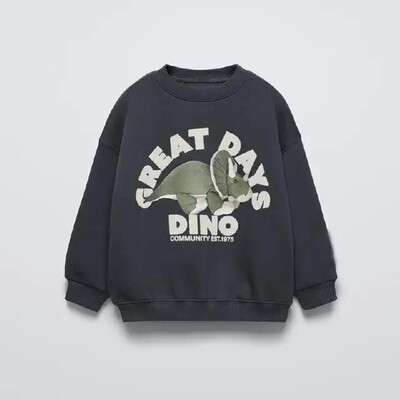 Fiúk és Lányok Őszi Rajzfilm Sport ing Gyerekruházat Kereknyakú alkalmi Bő pulóver hosszú ujjú felső