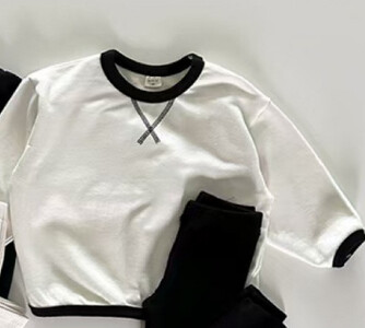 5325 Korejas bērnu džemperis Sping Autumn jauns džemperis ar apaļu kaklu, ietīts džemperis ar garām piedurknēm, ikdienas zēnu puloveri