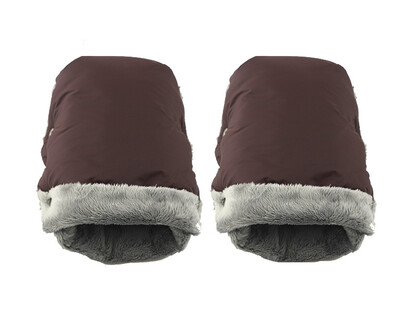 2 vnt. Žiemos šiltos vežimėlio pirštinės Neperšlampamos pirštinės Vežimėlio priedai Vežimėlis Pirštinės Žieminės Šiltos Pirštinės vežimėlio rankinė antgalis Kumštinė kūdikiui