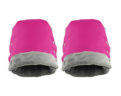 2 vnt. Žiemos šiltos vežimėlio pirštinės Neperšlampamos pirštinės Vežimėlio priedai Vežimėlis Pirštinės Žieminės Šiltos Pirštinės vežimėlio rankinė antgalis Kumštinė kūdikiui