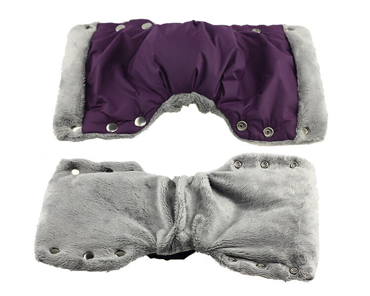 2 vnt. Žiemos šiltos vežimėlio pirštinės Neperšlampamos pirštinės Vežimėlio priedai Vežimėlis Pirštinės Žieminės Šiltos Pirštinės vežimėlio rankinė antgalis Kumštinė kūdikiui