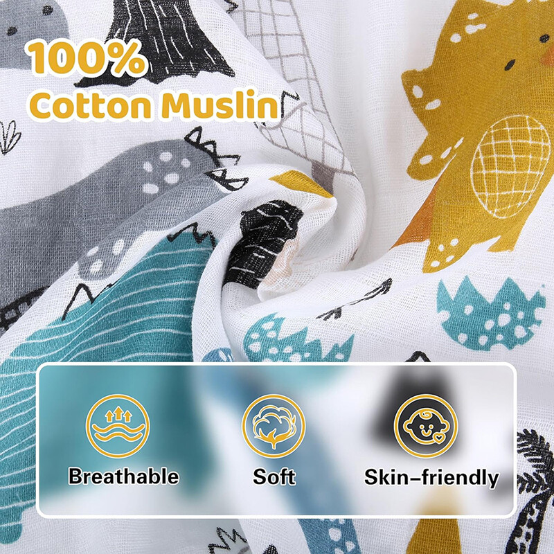 Mazuļa muslīna kokvilnas sega automašīnas sēdekļa pārvalks elpojošs saulessargs drošības grozs šūpulis vāciņš sauļošanās nojume jaundzimušo ratiņu aksesuārs