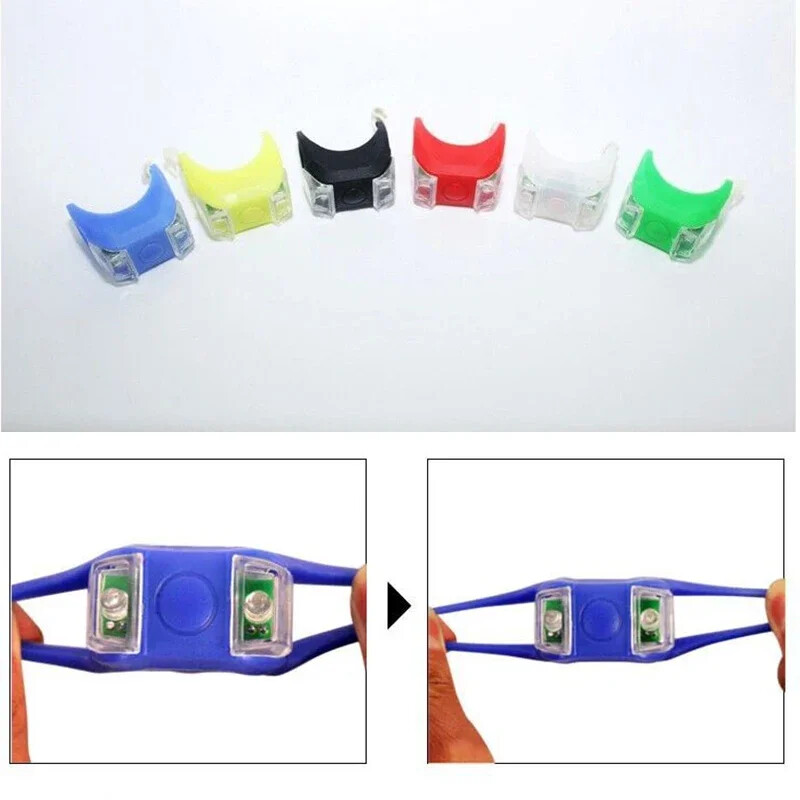 Bērnu ratiņu nakts modinātāja gaisma Ūdensnecaurlaidīga silikona brīdinājuma lampiņa Āra atgādinājums Drošības drošības LED zibspuldzes brīdinājuma lampiņa