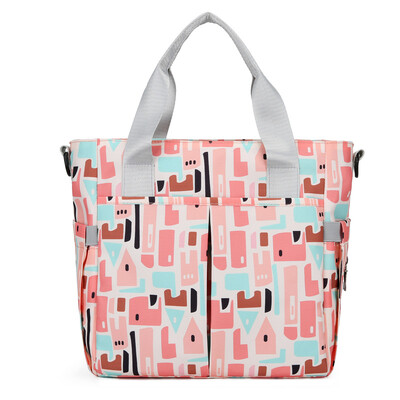 NAUJAS Stilingas mamytės krepšys Lengvas laikymo krepšys, didelės talpos nešiojamas mamos kūdikio kelioninis krepšys Daugiafunkcis krepšys