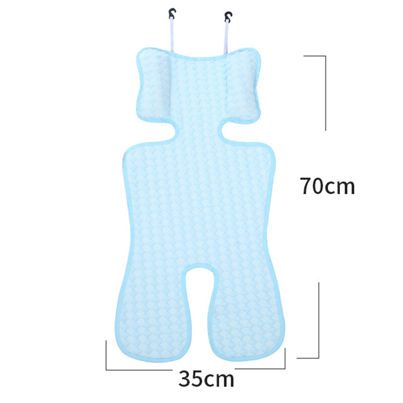 Babakocsi hűsítő alátét baba babakocsi párna nyári légáteresztő hideg bélés szőnyeg Újrafelhasználható babakocsik Mosható pad Gyerekszék