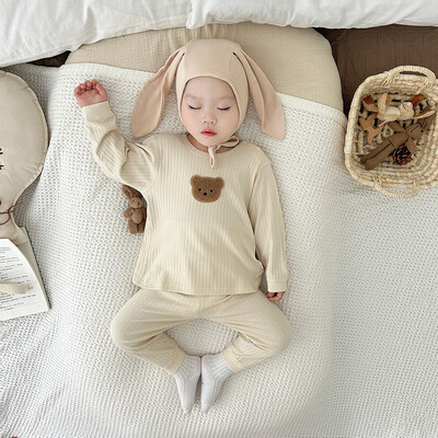 MILANCEL 2vnt. Kūdikių pižama, ilgas Johns kostiumas