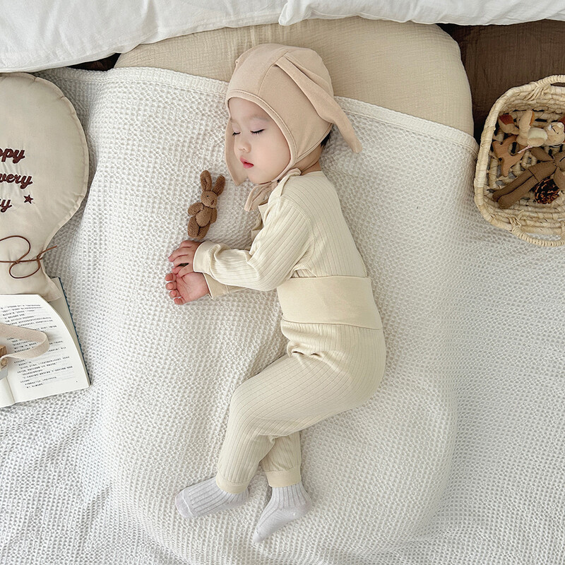 MILANCEL 2vnt. Kūdikių pižama, ilgas Johns kostiumas