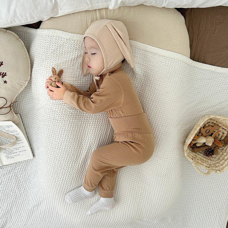 MILANCEL 2vnt. Kūdikių pižama, ilgas Johns kostiumas