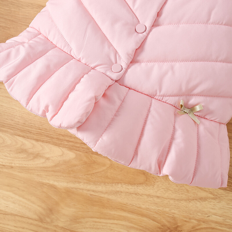 Mergaičių liemenė vaikiška liemenė rudens ir žiemos vienspalvė miela mergaičių liemenė.