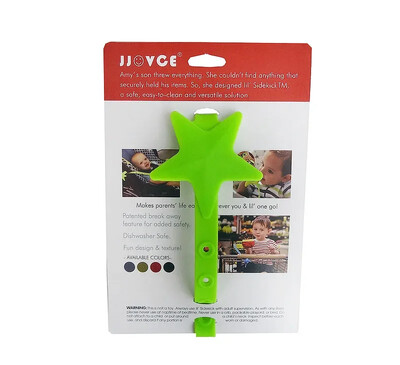 Laste mänguasjahoidja Silikoonist Star lutt Mittetoksiline hammasrihm Beebi jalutuskäru konks jalutuskäru korraldaja jalutuskäru tarvikud