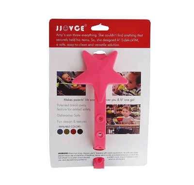 Laste mänguasjahoidja Silikoonist Star lutt Mittetoksiline hammasrihm Beebi jalutuskäru konks jalutuskäru korraldaja jalutuskäru tarvikud