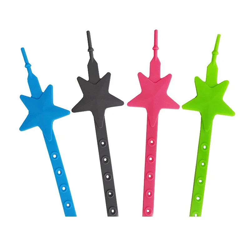 Laste mänguasjahoidja Silikoonist Star lutt Mittetoksiline hammasrihm Beebi jalutuskäru konks jalutuskäru korraldaja jalutuskäru tarvikud