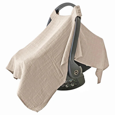 Biztonsági babaülés napernyő baba babakocsi huzata pamut anyag lélegző szélálló napfényálló babahuzat