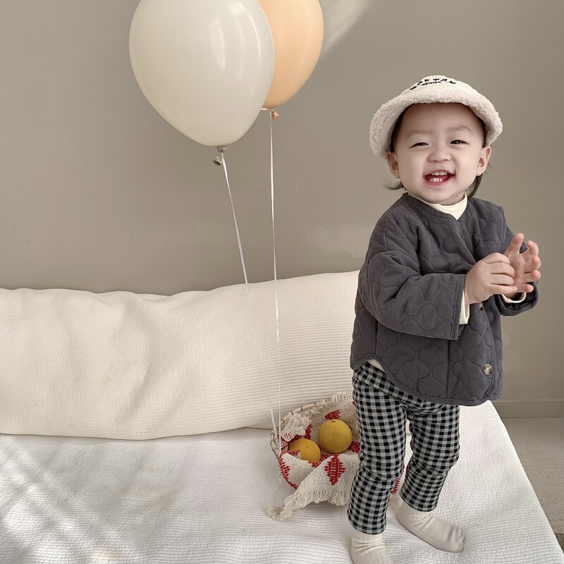 2025 téli új, hosszú ujjú babakabát, vastag meleg, párnázott gyermekkabát pamut csecsemő gyapjú kabát fiú lány szélálló kabát