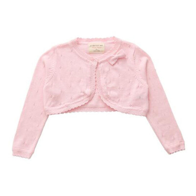 Bērnu zīdaiņu meiteņu topi Tīras krāsas jaciņas vasaras mētelis ar garām piedurknēm trikotāžas jaka Apģērbi meitenēm Bērnu sauļošanās jaciņa mētelis