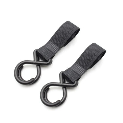 2gab Izturīgi ratu aksesuāri Āķi Ratiņkrēslu ratiņu ratu soma Āķis Zīdaiņu rati Iepirkumu soma klips ratu aksesuāri