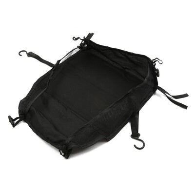 Izturīgs piekarināms grozs zīdaiņu ratu ratiem apakšā organizatori Somas uzglabāšanas konteiners zīdaiņu ratu aksesuārs