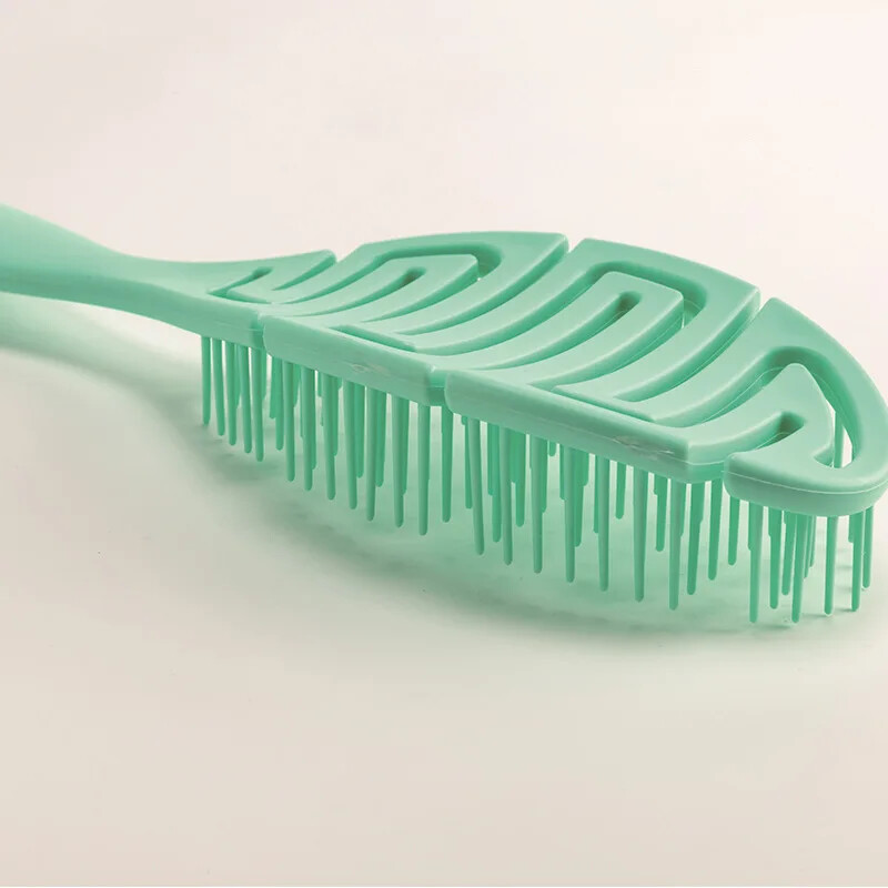 2023. g. Jauna vienkrāsaina galvas masāžas cirtainu matu birstes, ķemmes vanna, atšķetināšana ar dobu matu suku Veselības aprūpes rīki sievietēm, mazuļiem