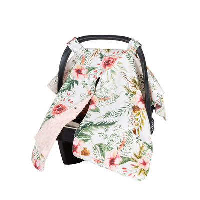 Bērnu ratiņu aksesuāri Muslīna mīksta elpojoša dzija Saulessargs Bērnu saulessargs Grozs Ratu pārvalks moskītu tīkls bērniem