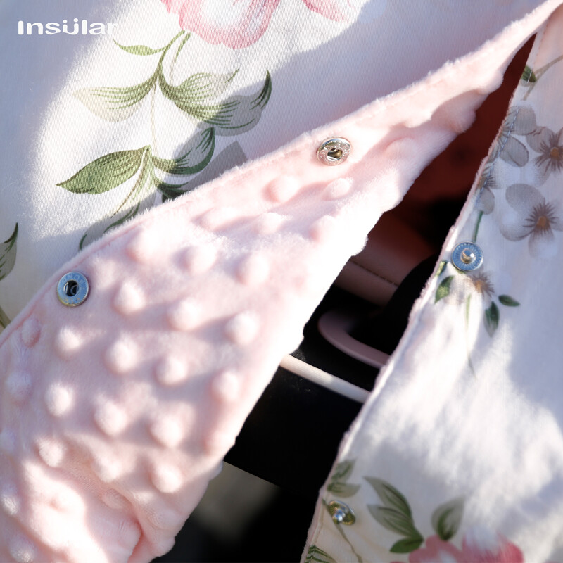 Bērnu ratiņu aksesuāri Muslīna mīksta elpojoša dzija Saulessargs Bērnu saulessargs Grozs Ratu pārvalks moskītu tīkls bērniem