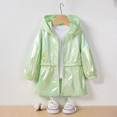 Mazu bērnu tievs vienkrāsains tops, vienkāršs ikdienas elpojošs mētelis zēniem un meitenēm ikdienas valkāšanai vai izejošai spēlei