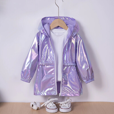 Mazu bērnu tievs vienkrāsains tops, vienkāršs ikdienas elpojošs mētelis zēniem un meitenēm ikdienas valkāšanai vai izejošai spēlei