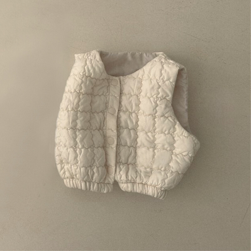 2025-ös divatos baba téli ruhák lányoknak paplan meleg mellény csecsemő fiúknak vastag ujjatlan kabát 0-3 éves kisgyermekek mellény felsők