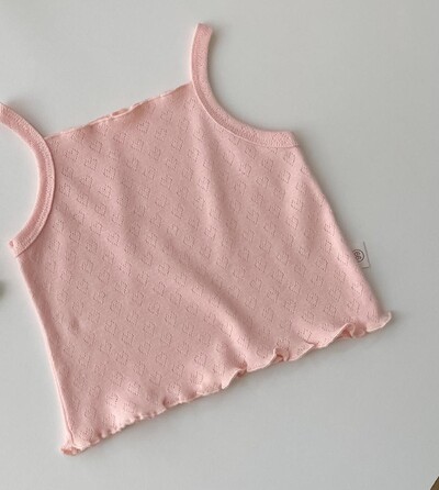 Καλοκαιρινό νέο παιδικό καμίνι Νεογέννητο κούφιο γιλέκο αγάπης για μωρό Λεπτό μασίφ μπλούζες casual γιλέκο βρεφικό βαμβακερό πουκάμισο με ζαρτιέρες