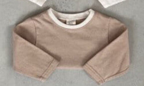 3327A baba alsó ing 2022 őszi koreai hosszú ujjú egyszínű kisfiú póló All Match lány alsó ing felsők