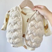 Modes Bērnu Veste Bērnu Veste ar kapuci Pavasaris Rudens Ziemas Vestes Zēni Virsdrēbes Toddler Mēteļi Pusaudžu mazuļu meiteņu drēbes