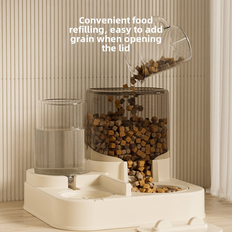 Cat automata etető Macska kutyaetetés és ivóvíz itató macskák itatószerek élelmiszertároló adagoló kisállat-tartozékok