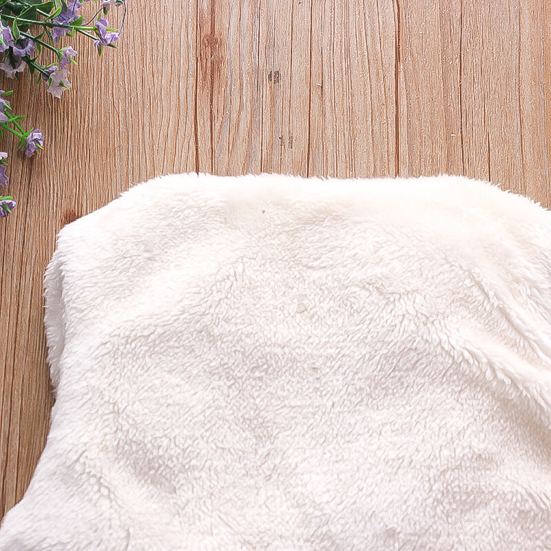 Őszi és téli lányok szőrme mellény, édes virágos hímzés, ujjatlan meleg divatkabát 0-3 éves női viselet felső