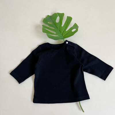 2025. gada rudens jauns bērnu T-krekli ar garām piedurknēm.