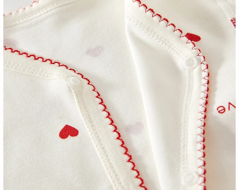 Babanadrág lányoknak fiúknak hosszú ujjú szerelmi nyomat 100% pamut újszülött pizsama babáknak nappaliruha ágygarnitúra