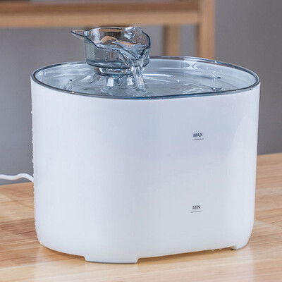 Kaķa ūdens strūklaka Automātiska recirkulācija Filtrēšana Kaķi suņu ūdens dozators USB elektriskais izslēgšanas sūknis Kaķa auss Mājdzīvnieku kaķu dzeramā strūklaka