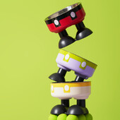 Bļoda mājdzīvniekam ar augstām kājām, krāsaina nerūsējošā tērauda liela ietilpības bļoda suņu barošanai un dzeršanai, kaklu aizsargājoša kaķa bļoda, anti