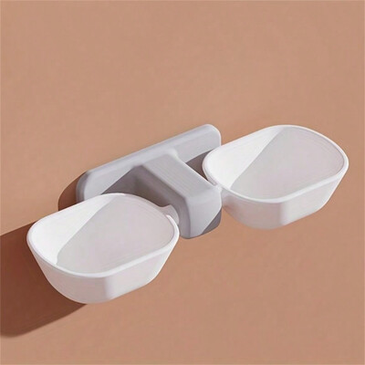 1Gb nejauša krāsa Kaķi Divkārši mājdzīvnieku trauki Jauni Suņi Pie sienas stiprināma mājdzīvnieku dubultbļoda Automātiski regulējama barības trauks