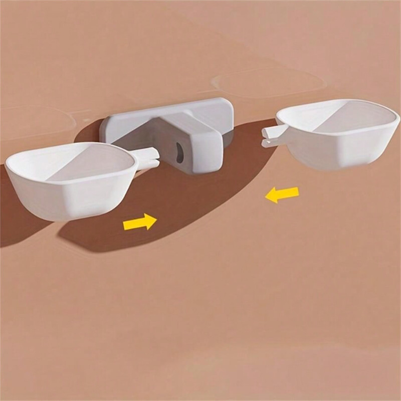 1Gb nejauša krāsa Kaķi Divkārši mājdzīvnieku trauki Jauni Suņi Pie sienas stiprināma mājdzīvnieku dubultbļoda Automātiski regulējama barības trauks