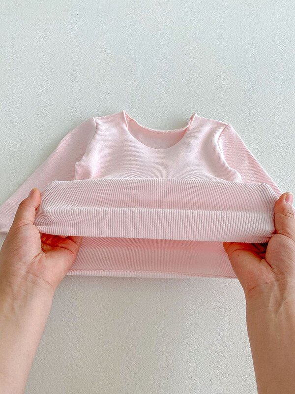Mīksts bērnu bez kauliem krekls, meitenes, mazs krekls, 0-3T, maziem bērniem, jauks vienkrāsains apakškrekls zīdaiņiem, plānas stila salda blūze