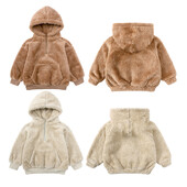 0-7 G kapus bērniem Ziemas jaka, meiteņu, zēnu, bērnu mēteļi, vienkrāsaini, kombinezoni ar rāvējslēdzēju, lai bērniem būtu silti korejiešu apģērbi