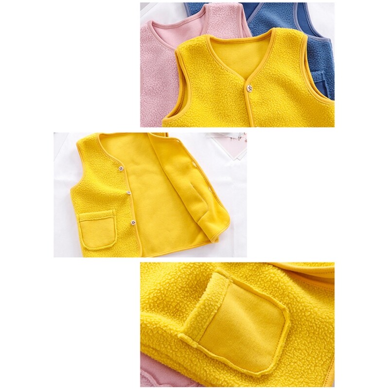Φθινοπωρινό Χειμώνας 0-1 ετών Βρεφικό γιλέκο Fleece Αμάνικο Μασίφ Γιλέκο για Βρέφη Αγόρι Κοριτσάκι Παχύ βρεφικό γιλέκο ζεστό