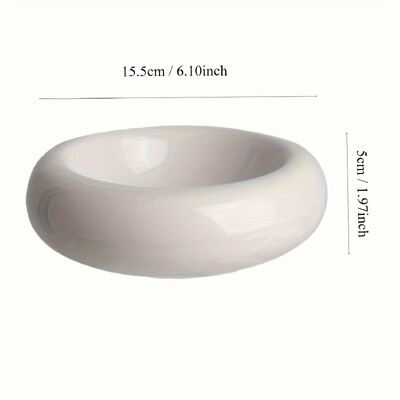 Kaķu bļoda keramikas kaķu bļoda trauks mājdzīvnieku bļoda virtuļa forma Kaķu ēdiena bļoda pret krišanu apgriežams bļoda Neslīdošs vairāku krāsu formas uzkodu bļoda