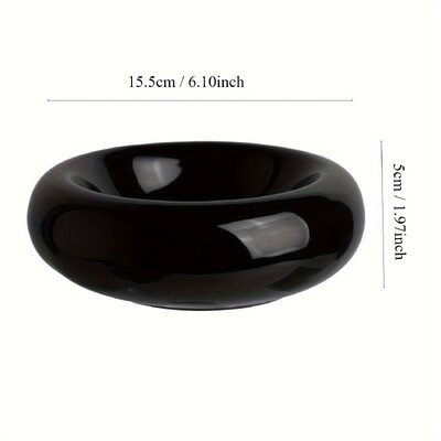 Kaķu bļoda keramikas kaķu bļoda trauks mājdzīvnieku bļoda virtuļa forma Kaķu ēdiena bļoda pret krišanu apgriežams bļoda Neslīdošs vairāku krāsu formas uzkodu bļoda