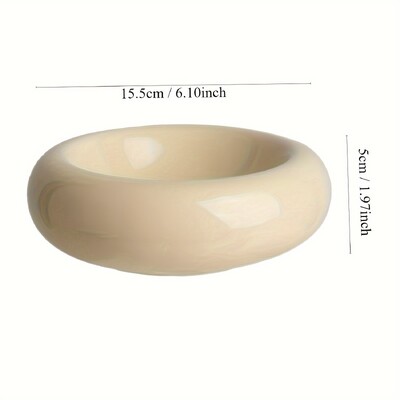 Kaķu bļoda keramikas kaķu bļoda trauks mājdzīvnieku bļoda virtuļa forma Kaķu ēdiena bļoda pret krišanu apgriežams bļoda Neslīdošs vairāku krāsu formas uzkodu bļoda