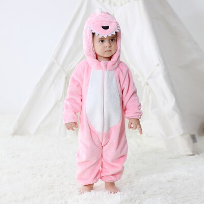 Kigurumi Stitch Dinoszaurusz Pizsama Baba Unikornis Onesies Újszülött Állat Lányok Fiúk Anime Cosplay jelmez Karácsonyi Partyra