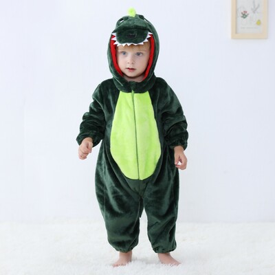 Kigurumi Stitch Dinoszaurusz Pizsama Baba Unikornis Onesies Újszülött Állat Lányok Fiúk Anime Cosplay jelmez Karácsonyi Partyra