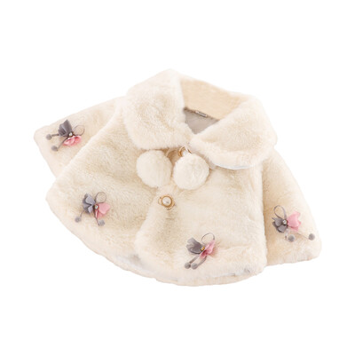 Meiteņu apģērbi Ziemas jaka Meitenes vilnas džemperis Mazu bērnu vējjaka rudens ziema silts apmetnis jaciņa bantīte mētelis