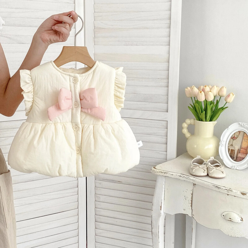 MILANCEL Meiteņu kažokādas odere, veste jaka